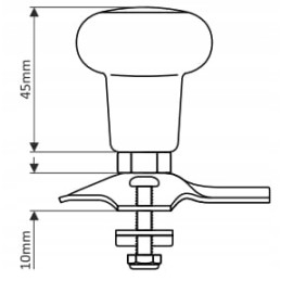 Steering knob ws105gp