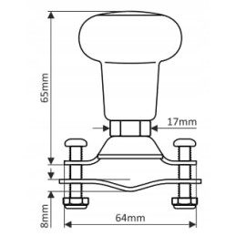 Steering knob ws105gp
