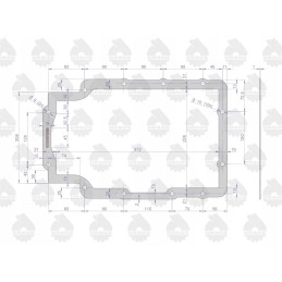 Oil pan gasket c 330 original ursus