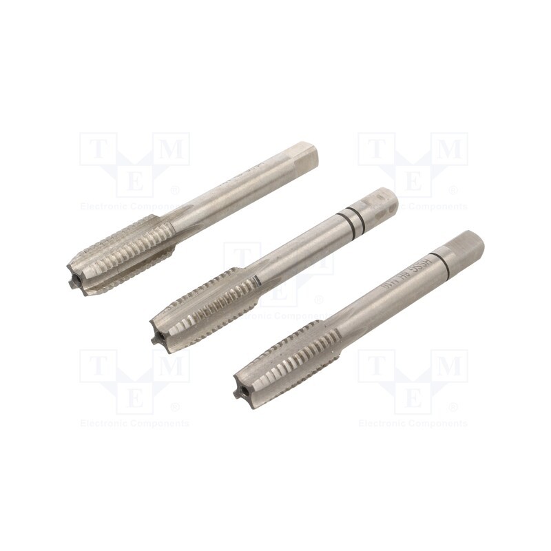 1 set x ALPEN-MAYKESTAG - 70701000100 - Kit: taps, for blind holes,to the through holes, L: 70mm, 5,5mm