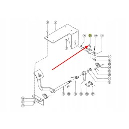 326280 0 metal cable of the brake master cylinder
