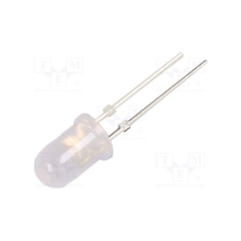 1 pcs x OPTOSUPPLY - OSG5DA5A32G-1 - LED, 5mm, green, 6600÷8000mcd, 30°, Front: convex, 2.9÷3.4V, 102mW