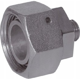 Straight connector with nut m16x1 5 10l m12x1 5 6l re