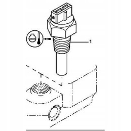 John Deere Renault liquid temperature sensor