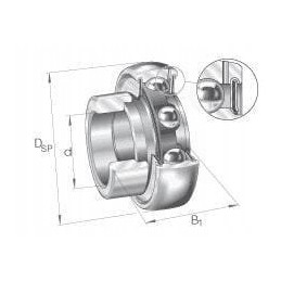 Bearing insert 20x47x14mm ina fag