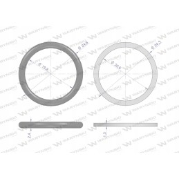 A set of seals for hydraulic quick connectors