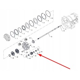 P5m37301117 needle bearing housing
