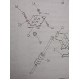 Hydraulic lever cover 1634 1734 1934 64010306