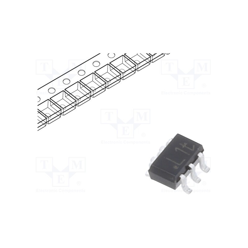 5 pcs x NEXPERIA - BAT754L,115 - Diode: Schottky rectifying, SMD, 30V, 0.2A, SC88,SOT363,TSSOP6