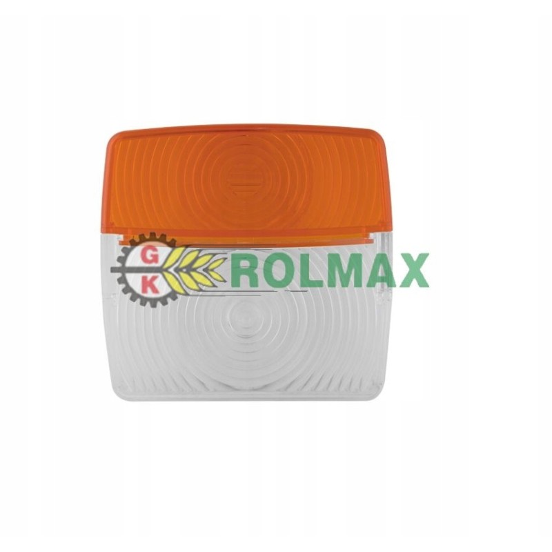 Front lamp shade LT4, white and orange bag