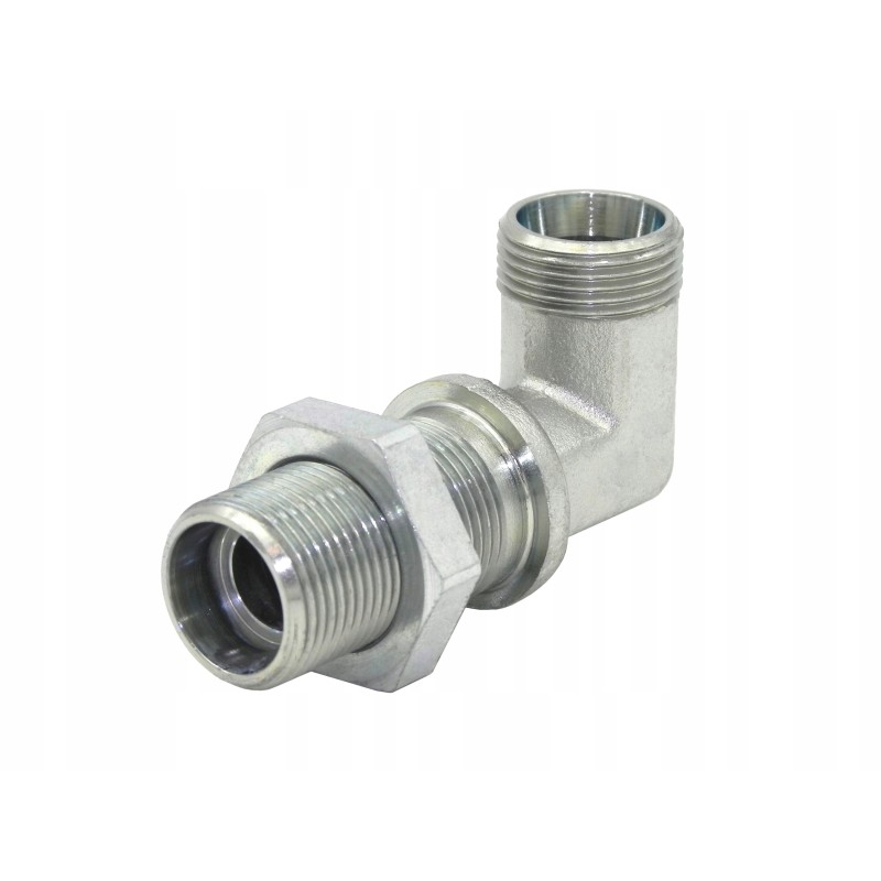 Hydro bulkhead connector m20x1 5 12s, 90 degree angle