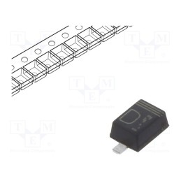 25 pcs x ROHM SEMICONDUCTOR - RB551VM-30TE-17 - Diode: Schottky rectifying, SMD, 20V, SOD323F,