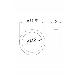 Exhaust valve seat oversize 1 25 c 330