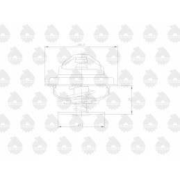 Thermostat Zetor Forterra original Ursus