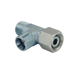 Hydraulic tee connector type bba 3 4 3 4 3 4