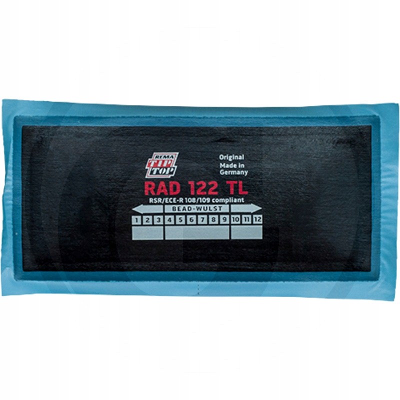 Tip top repair insert for 75 x 17 radial tires