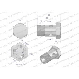 Inch overflow eye bolt g1 2 14 Warynski
