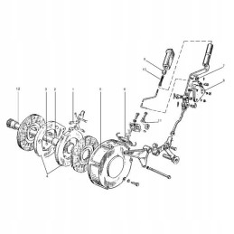 Belarus mtz brake pressure plate