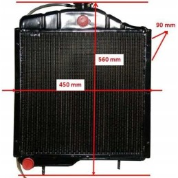 Copper water cooler, 5 channels, Ursus C 360