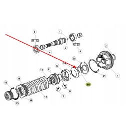7700021129 PTO shaft spacer