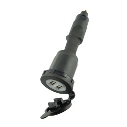 Adapter from din socket to 2x usb adapter