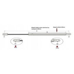 Mtz sunroof shock absorber actuator no. 0308250111