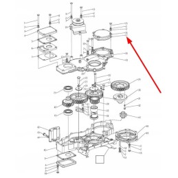 490bt 16005 air compressor cover gasket