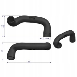 Lower radiator hose 83907879 new holland ford