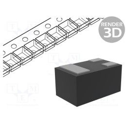 5 pcs x DIODES INCORPORATED - MMBT3904LP-7 - Transistor: NPN, bipolar, 40V, 200mA, 1W, X1-DFN1006-3