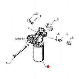 Oil filter claas 0013016390 mann filter w940 18
