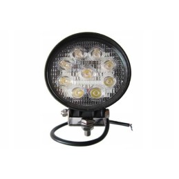 LED work lamp 9x3w round lighting motor