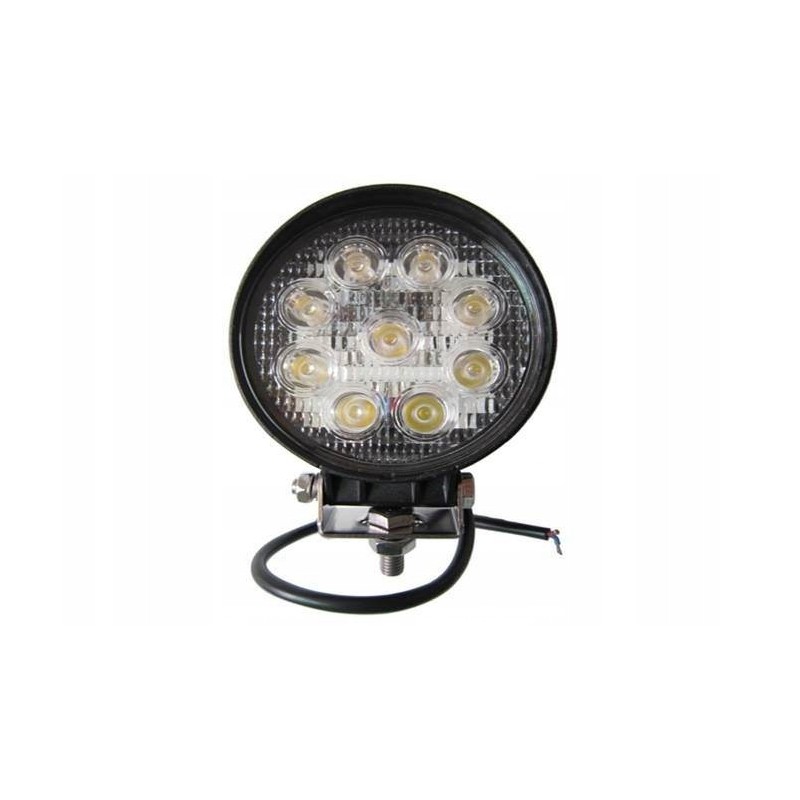 LED work lamp 9x3w round lighting motor