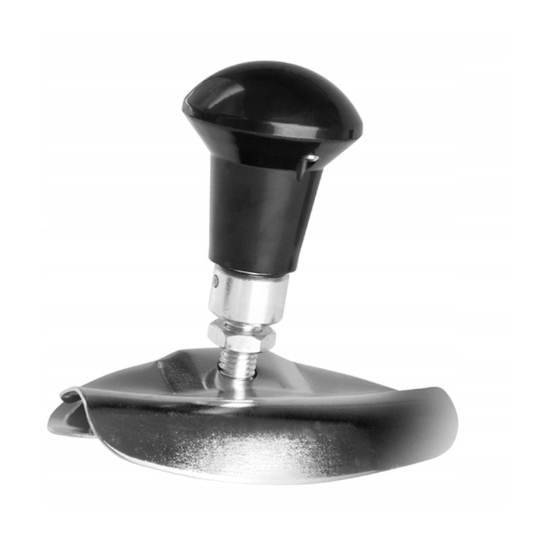 Silver foldable steering wheel knob