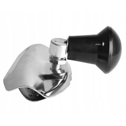 Silver foldable steering wheel knob