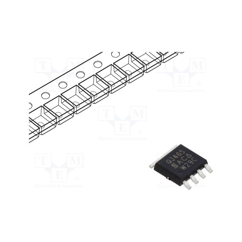 1 pcs x VISHAY - SQJ465EP-T1_GE3 - Transistor: P-MOSFET, unipolar, -60V, -8A, 15W, PowerPAK® SO8