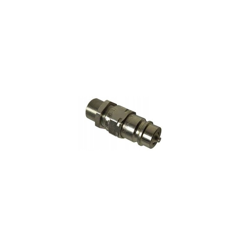 Hydraulic quick connector, plug M18 x 1 5 long