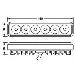 LED lamp 12v 24v panel white light
