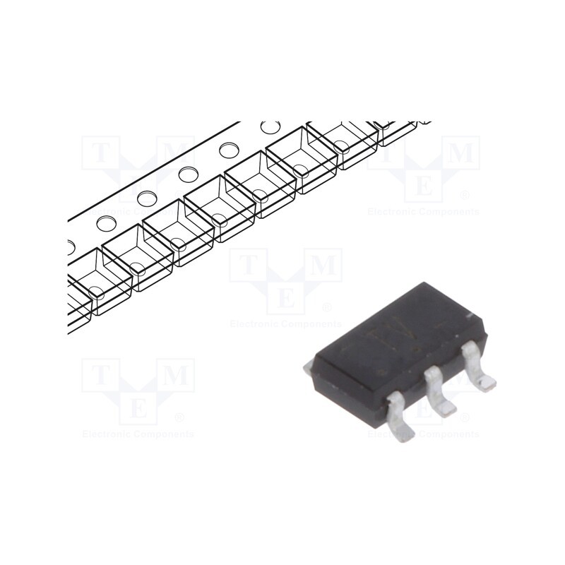 1 pcs x NEXPERIA - 74HCT2G17GV,125 - IC: digital, buffer,non-inverting, Ch: 2, CMOS,TTL, SMD, SC74, HCT