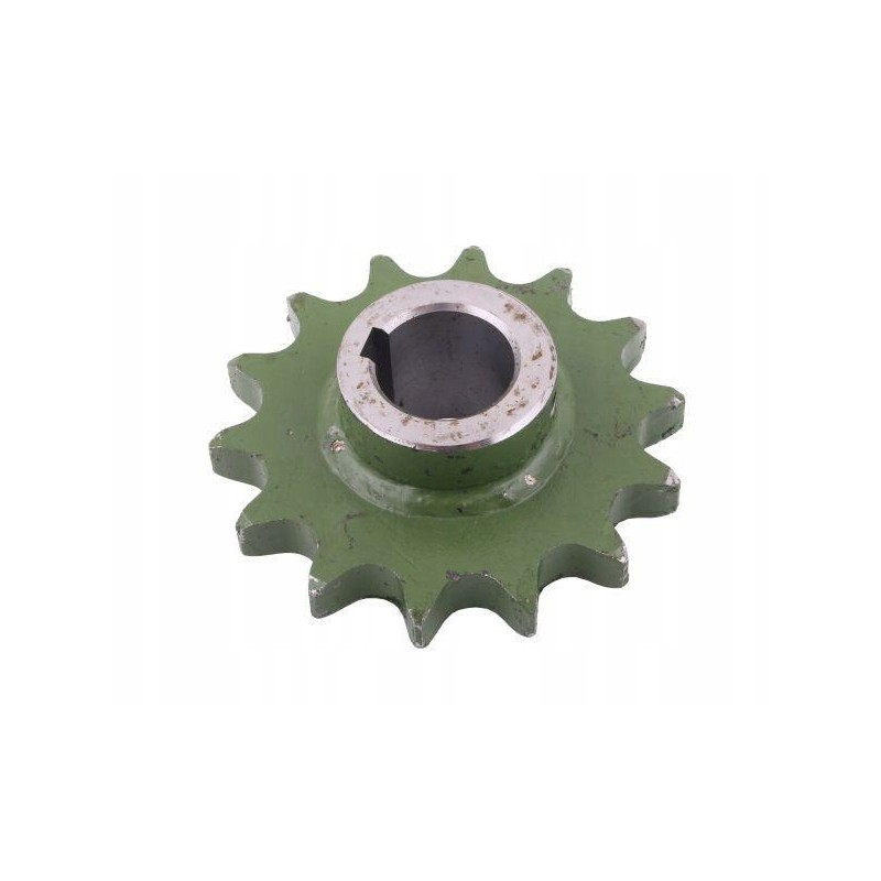 Steel chain wheel with 14 1 fi 35