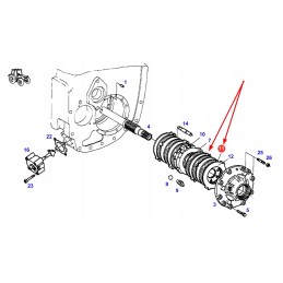 G001990200330 clutch plate set