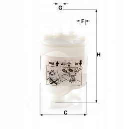 Fuel filter Mann filter 5720576