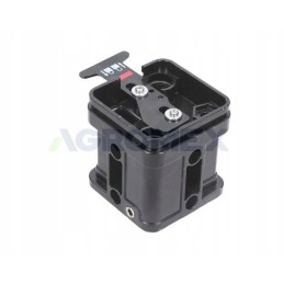 Hydraulic distributor joystick base