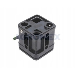 Hydraulic distributor joystick base