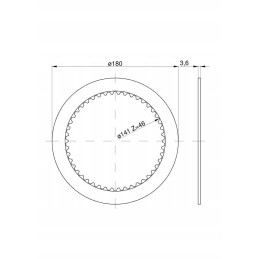 C 385 torque multiplier clutch disc