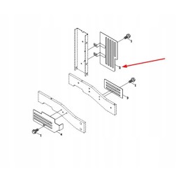 Te2s133010002k radiator cover