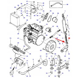 4235504m1 exhaust pipe clamp