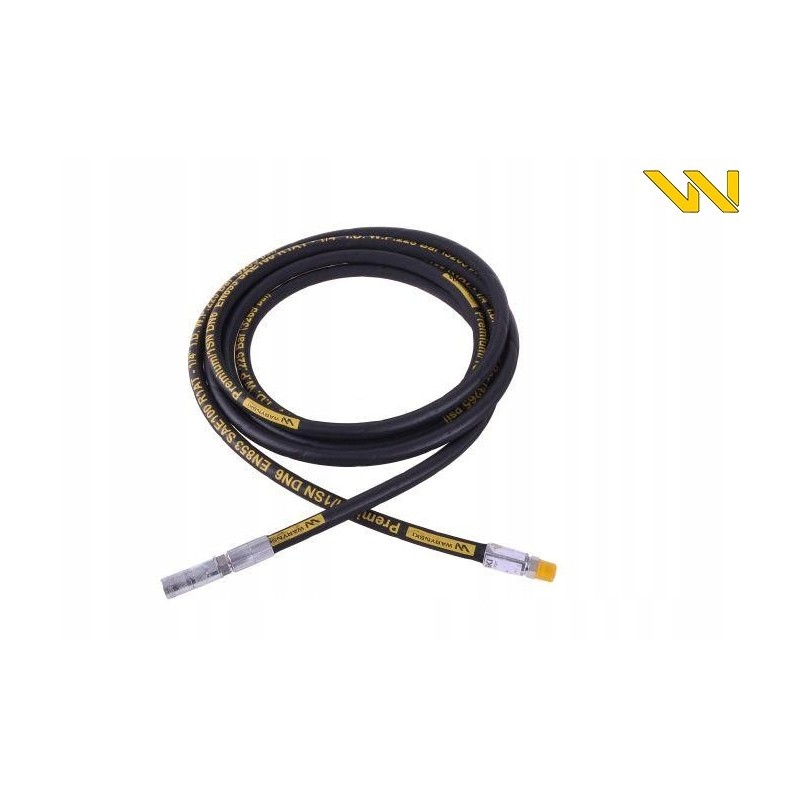 Hydraulic hose for grease gun m10x1 l 4010 1