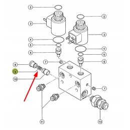 088424 0 valve block spring