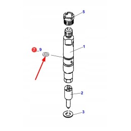 F926202710270 injector washer 1 34mm