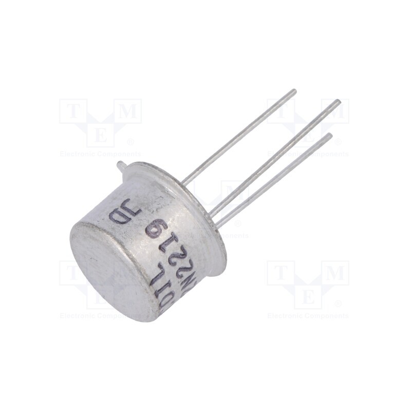1 pcs x CDIL - 2N2219 - Transistor: NPN, bipolar, 40V, 0.8A, 0.8/3W, TO39, 4dB